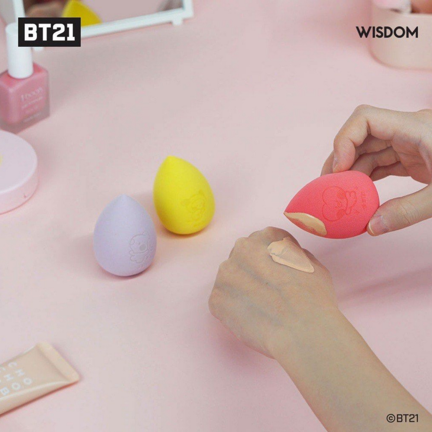 BT21- Esponjas para maquillaje