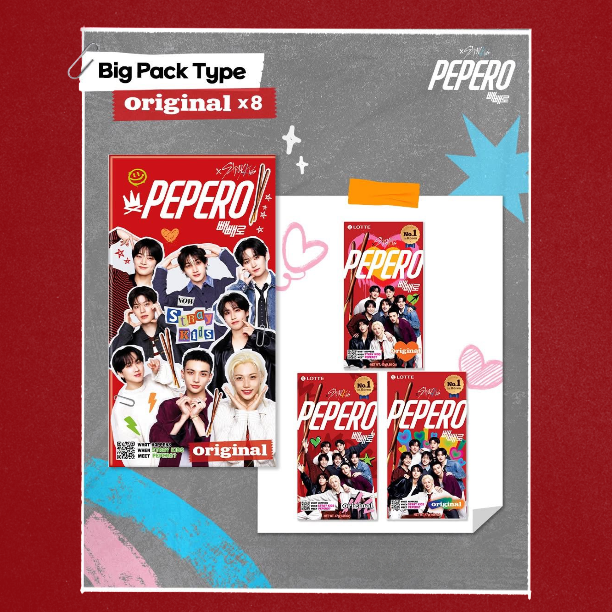 STRAY KIDS X PEPERO GLOBAL VER.