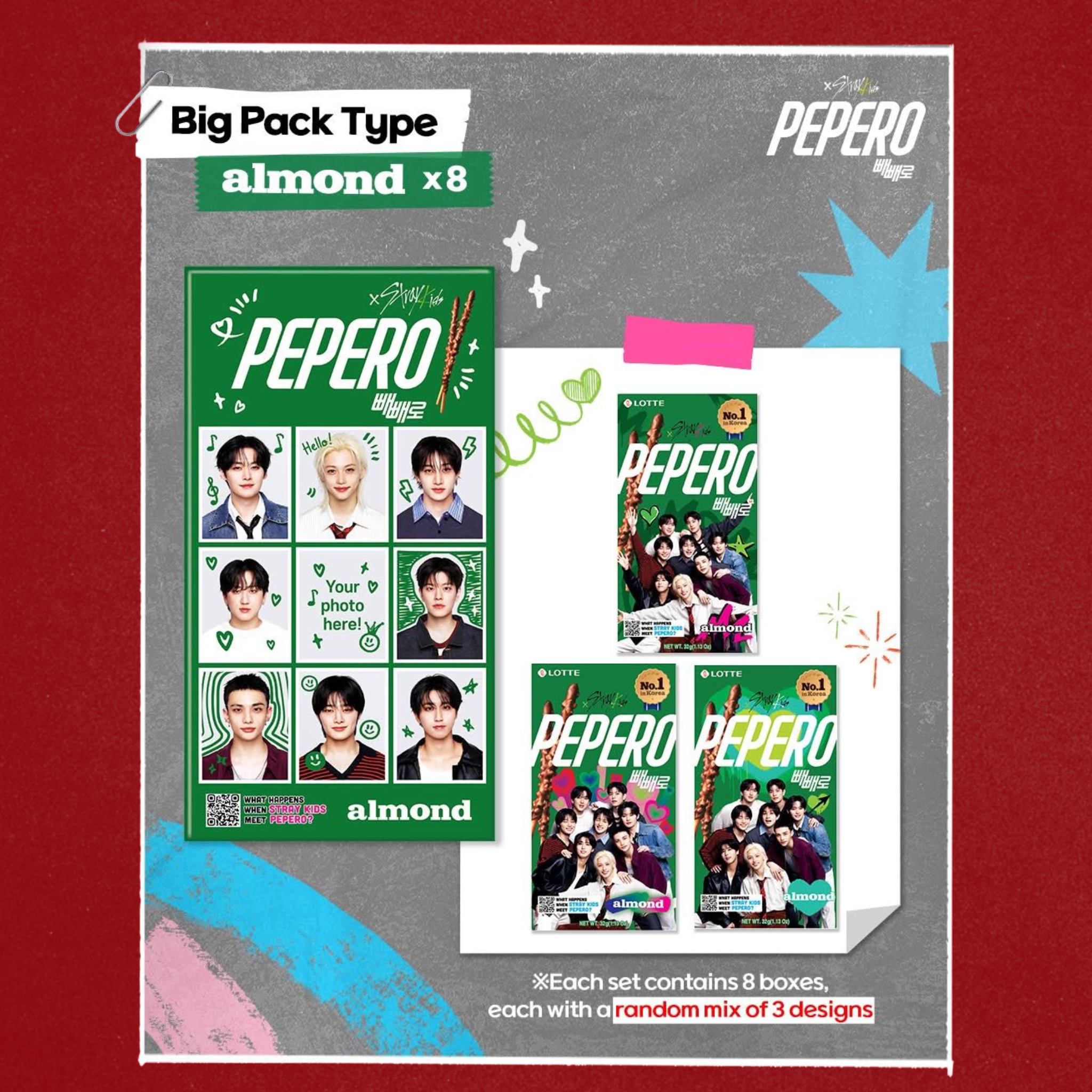STRAY KIDS X PEPERO GLOBAL VER.