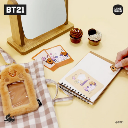 BT21 - PHOTOCARD KEYRING FUR FLUFFY