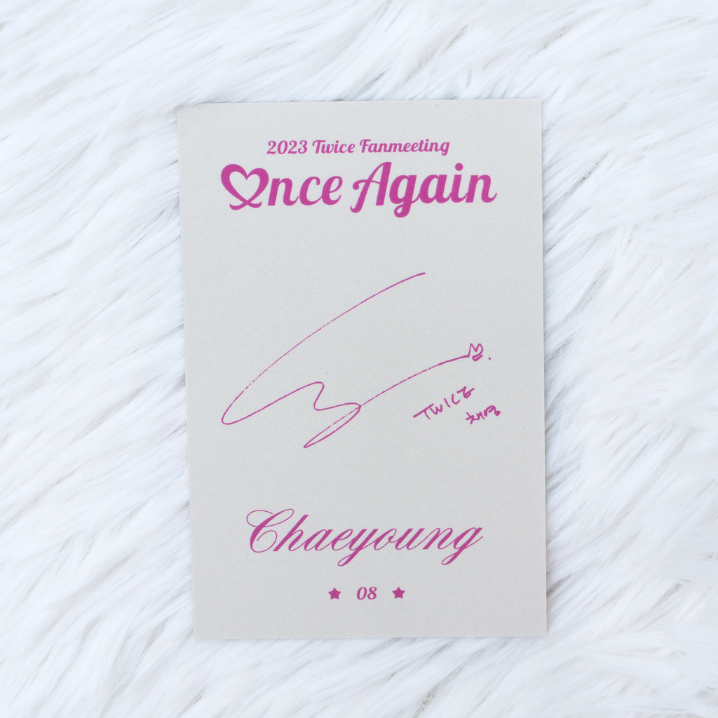 CHAEYOUNG (TWICE) ONCE AGAIN SPECIAL PHOTOCARD #8