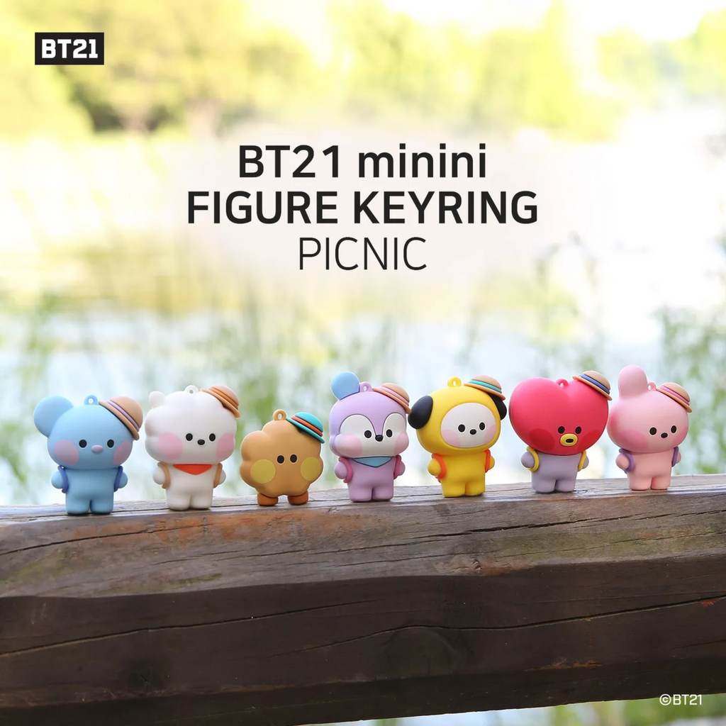 BT21-Minini Figure Keyring Picnic