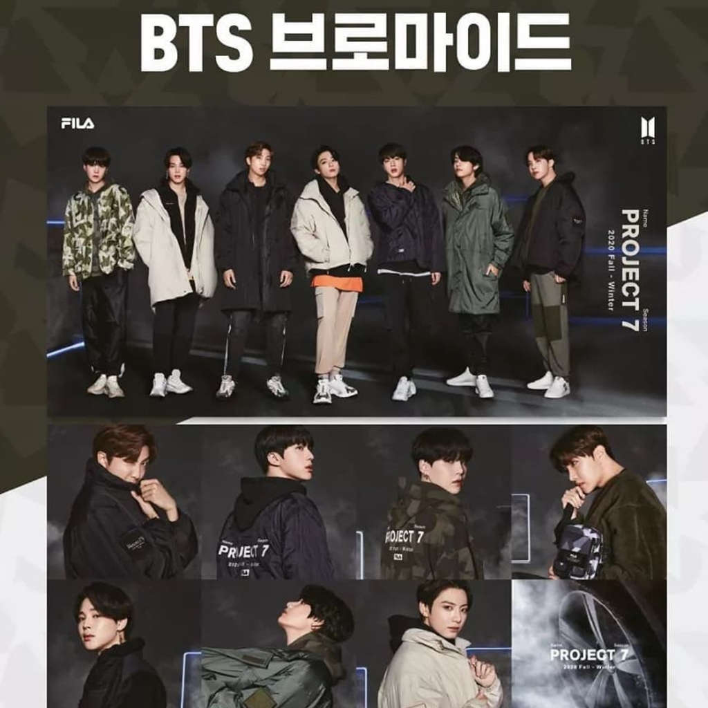 BTS- FILA POSTER + MASK