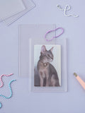 Toploader tipo llavero para Photocards