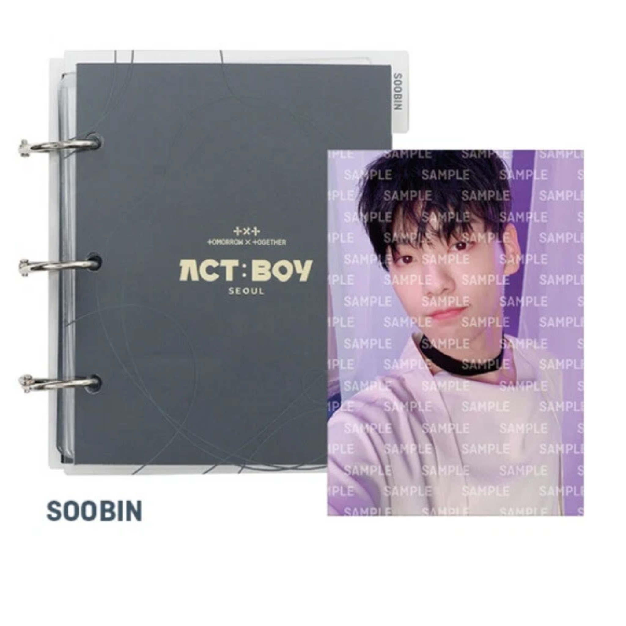 TXT- ACT BOY MINI PHOTOCARD BINDER (SOOBIN)