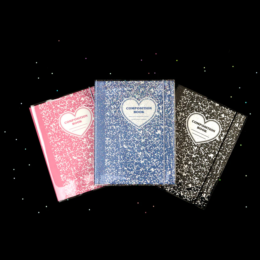 LUCALAB- Cobertor de PVC y Glitter para Binder A5