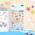 BT21- CLEAR STICKER SUMMER SKY