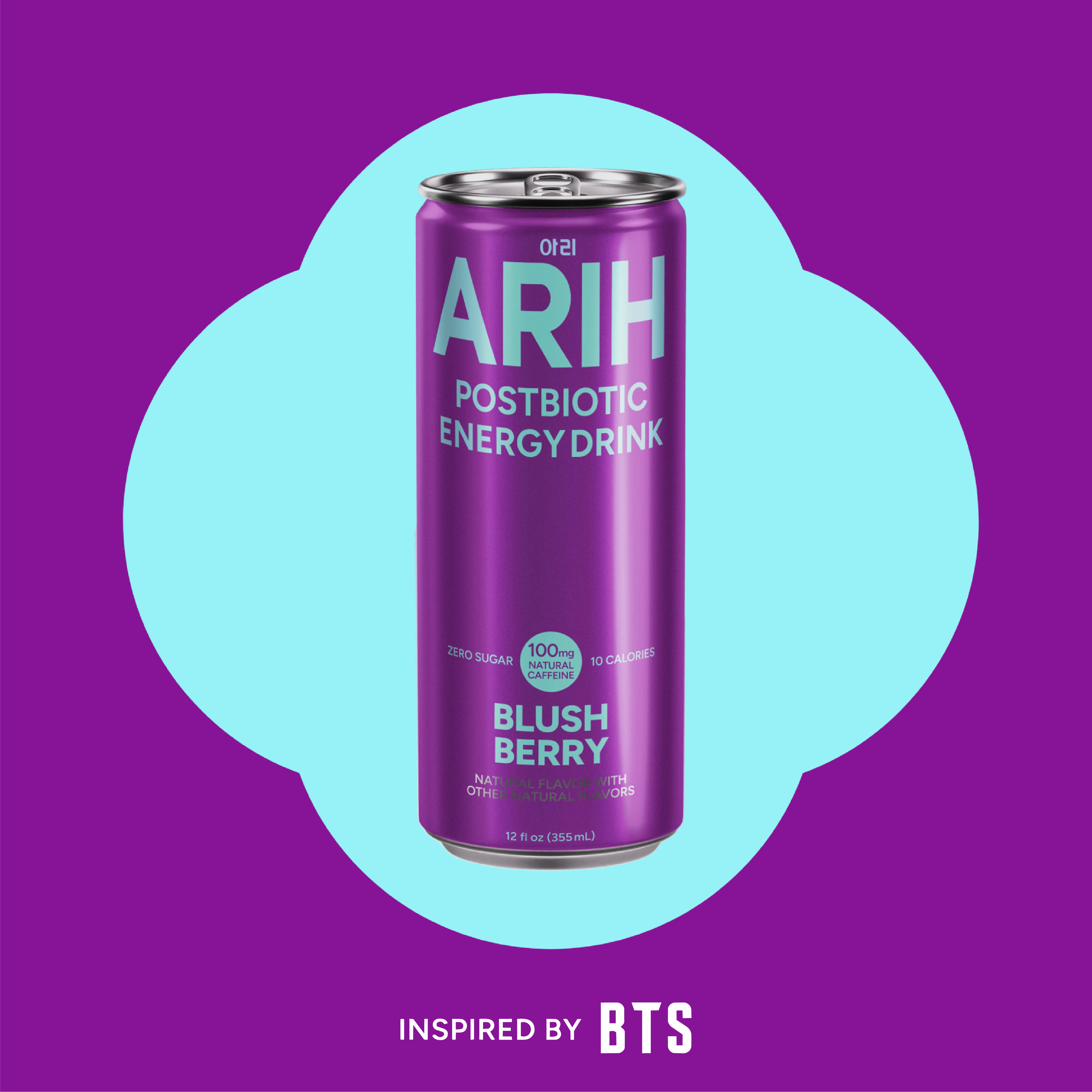 ARIH- Blush Berry (Bebida energética Postbiótica)
