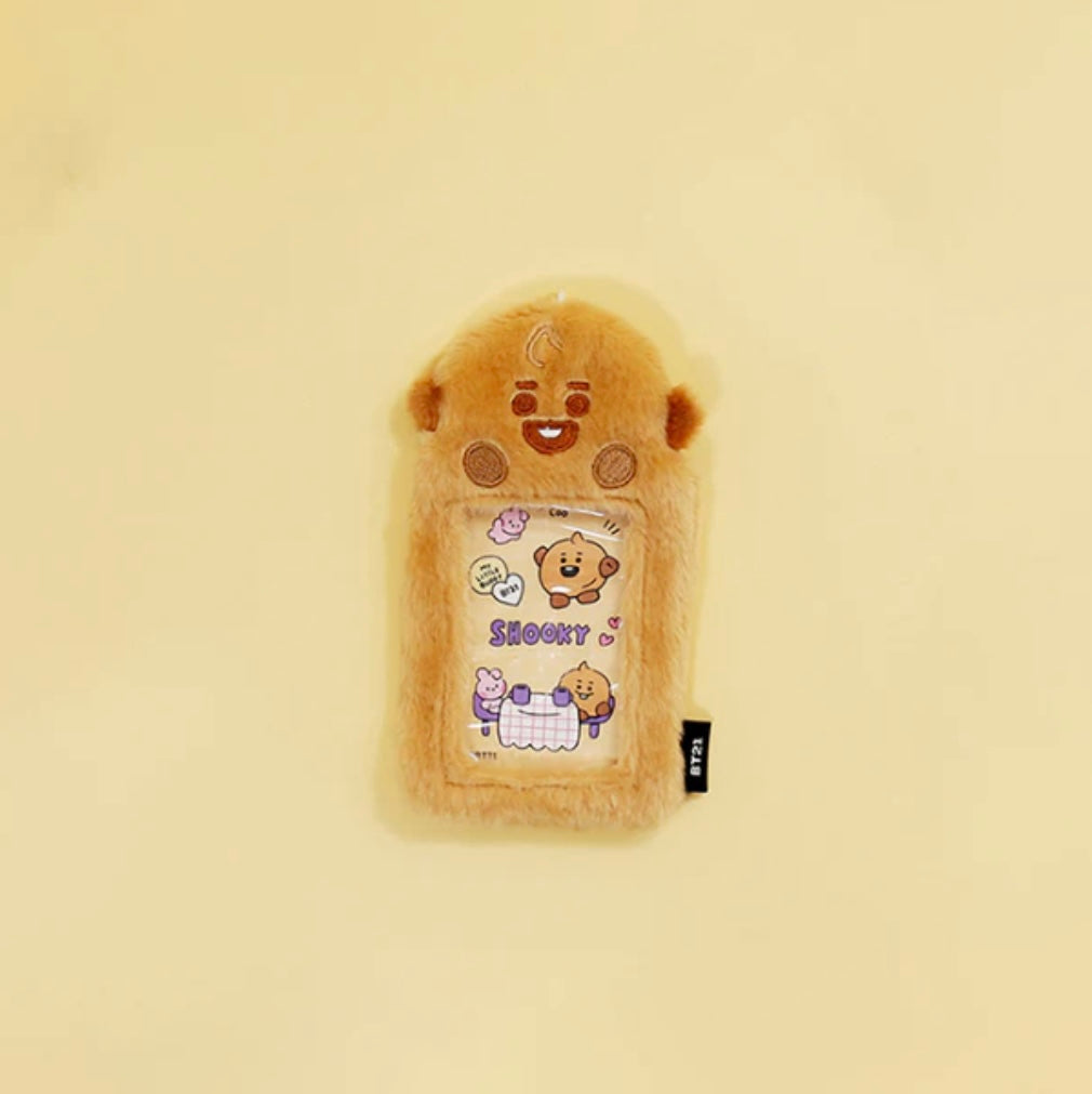 BT21 - PHOTOCARD KEYRING FUR FLUFFY